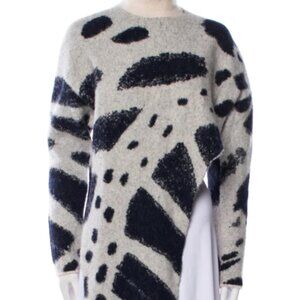 Prabal Gurung Llama Animal Print Sweater Size: S